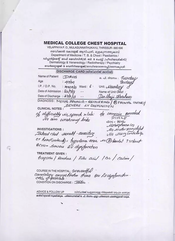 Patient Story